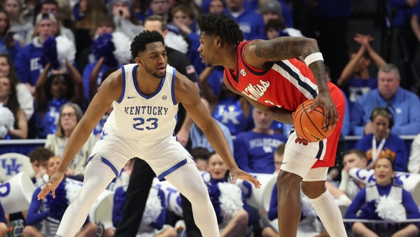 Mo Dioubate defending an Ole Miss player - Dr. Michael Huang, Kentucky Sports Radio