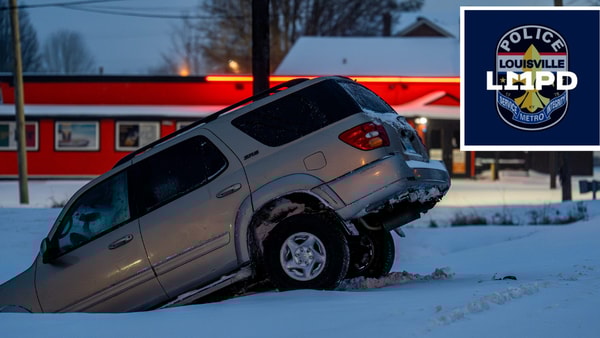 LMPD roasted people who got stuck in the winter storm, via Jeff Faughender:Courier Journal : USA TODAY NETWORK via Imagn Images