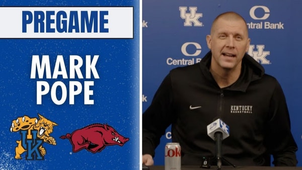 Mark Pope pre-Arkansas press conference