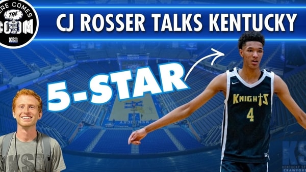 CJ Rosser talks Kentucky (Graphic: Steven Peake/KSR)