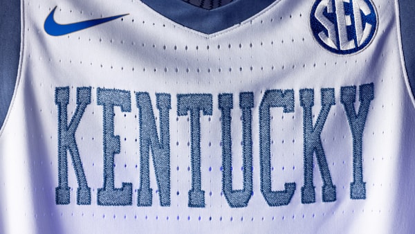 Kentucky men's basketball denim uniforms - via UK Athletics