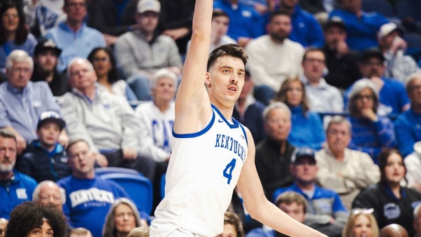Andrija Jelavic. Kentucky vs. Oklahoma on Feb. 4, 2026. Photo by Aaron Perkins, Kentucky Sports Radio
