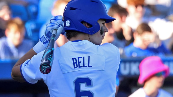 Kentucky shortstop Tyler Bell is projected to be one of the nation's top players entering the 2026 season. (Jeff Drummond/Cats Illustrated)