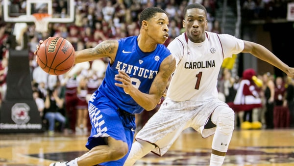 Kentucky PG Tyler Ulis vs. South Carolina, via Jeff Blake-Imagn Images