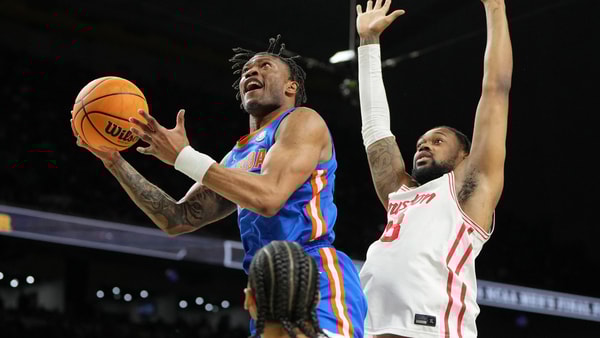 Florida's Alijah Martin was one of the few Final Four starters from the transfer portal, via