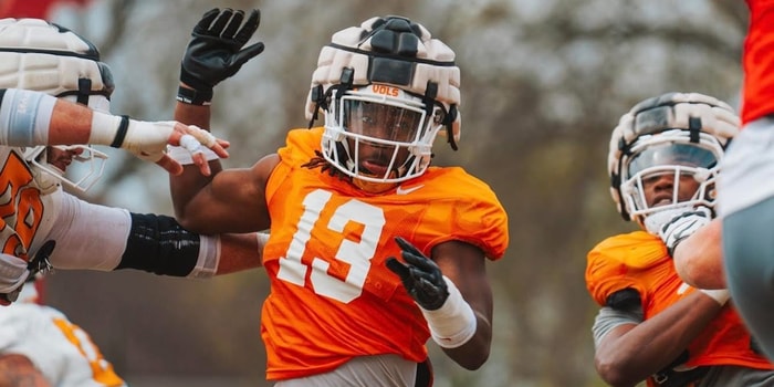 Tennessee linebacker Edwin Spillman