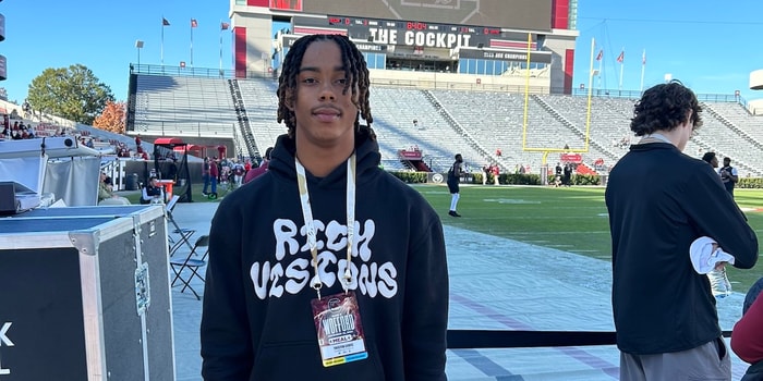 South Carolina commitment Triston Lewis at Williams-Brice Stadium during the 2024 season (Photo: Triston Lewis | X)