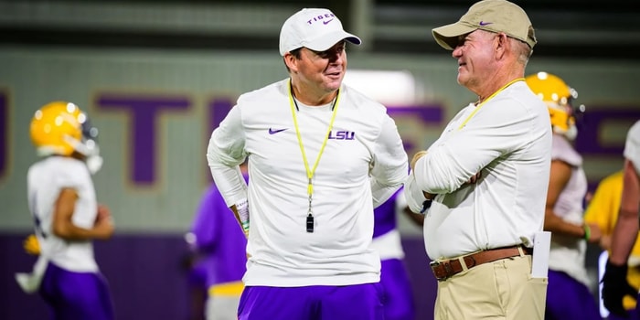 LSU OC/QB coach Joe Sloan (Photo: LSU Football)