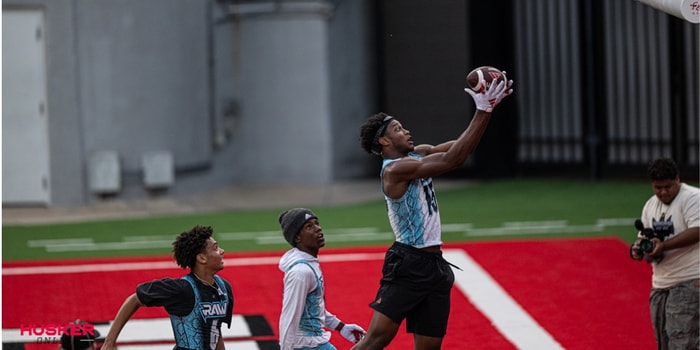 TE Ahmad Hudson (Photo credit: Casey Fritton/HuskerOnline)