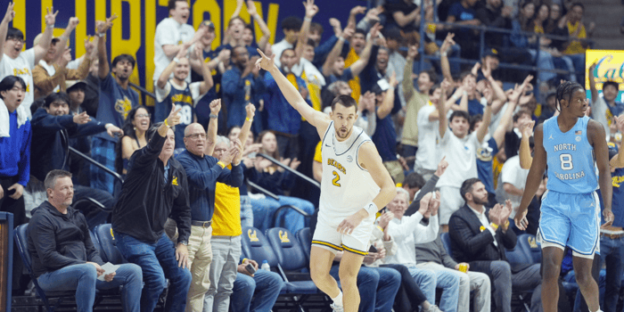 Cal guard John Camden vs. North Carolina