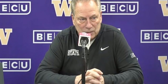 Michigan State head coach Tom Izzo.