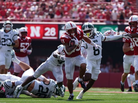 Nebraska football RB Mekhi Nelson vs. Ohio