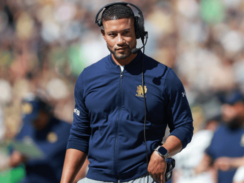 What Notre Dame coach Marcus Freeman said after Purdue game