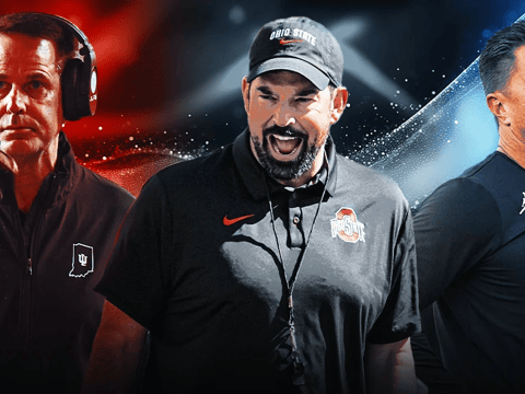 Curt Cignetti, Ryan Day, and Bob Chesney