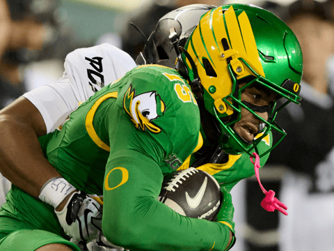 Oregon WR Messiah Hampton