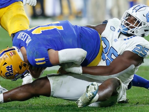 NCAA Football: North Carolina at Pittsburgh