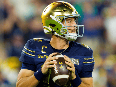 Notre Dame - CJ Carr Notre Dame - hookly