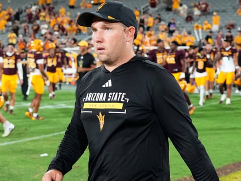 Arizona State football coach Kenny Dillingham