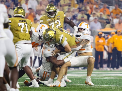 NCAA Football: Tennessee at Georgia Tech