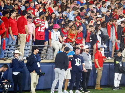 Ole Miss student section 2024 vs. UGA