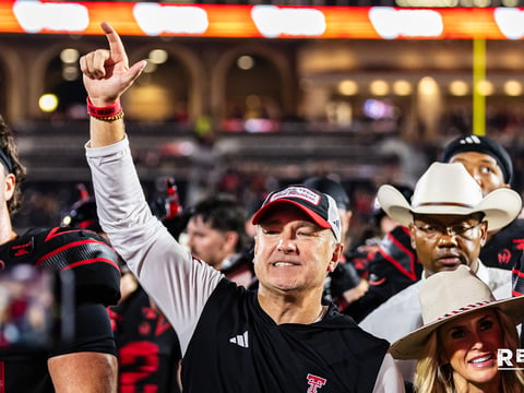 Texas Tech head coach Joey McGuire