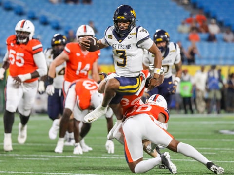 WVU QB Michael Hawkins