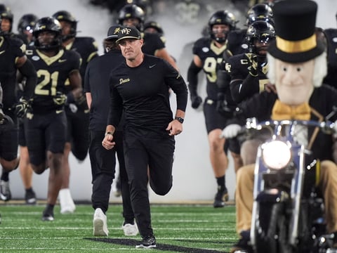 wake forest dickert penalties