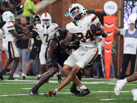 NCAA Football: Miami at Wake Forest