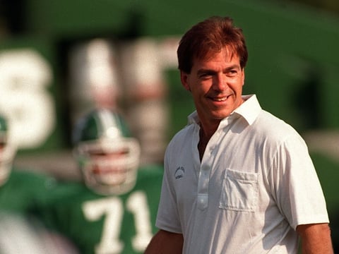 Nick Saban at Michigan State