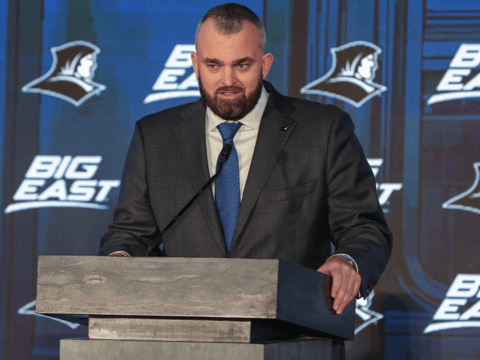 Providence HC Bryan Hodgson at Big East Media Day