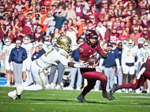 NCAA Football: Georgia Tech at Virginia Tech
