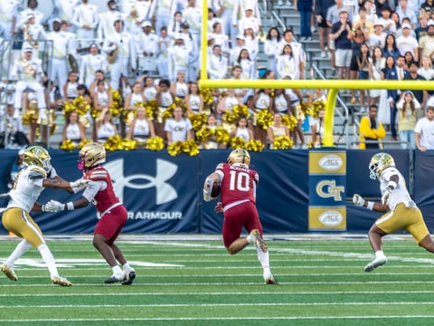 Boston College QB Mason McKenzie vs. Georgia Tech