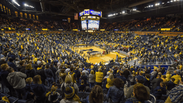 Michigan basketball Crisler Center