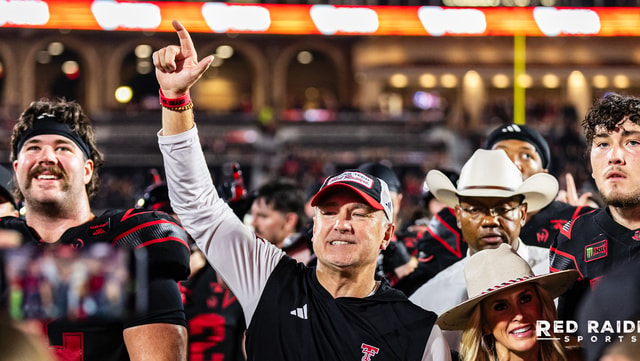 Texas Tech head coach Joey McGuire