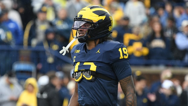 Michigan Wolverines football quarterback Bryce Underwood against UTEP. (Photo by Lon Horwedel / TheWolverine.com)