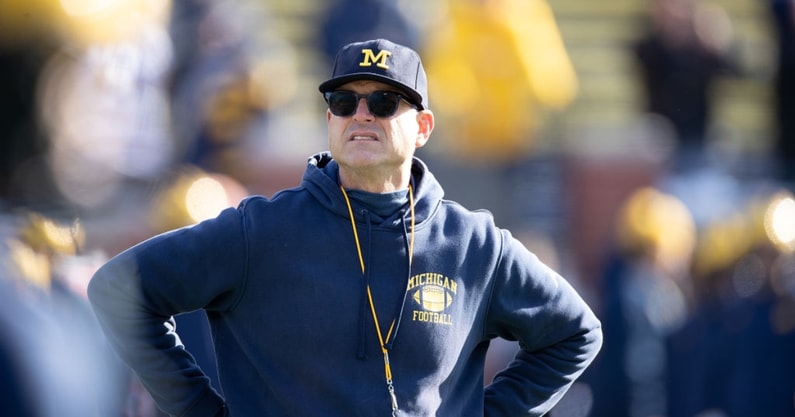 Michigan head coach Jim Harbaugh
