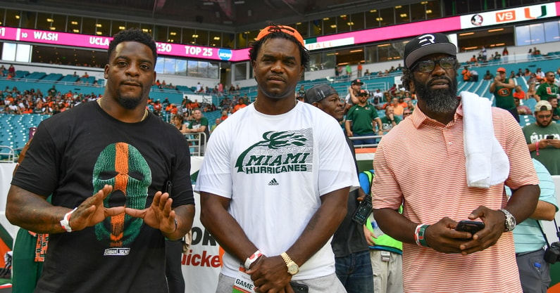 Edgerrin James spotlights Miami roots, poses with Ed Reed - On3