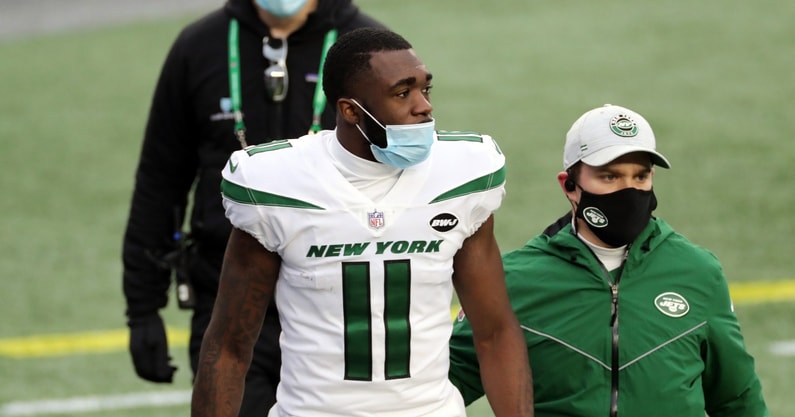 Denzel Mims falling on depth chart, future with New York Jets uncertain -  On3