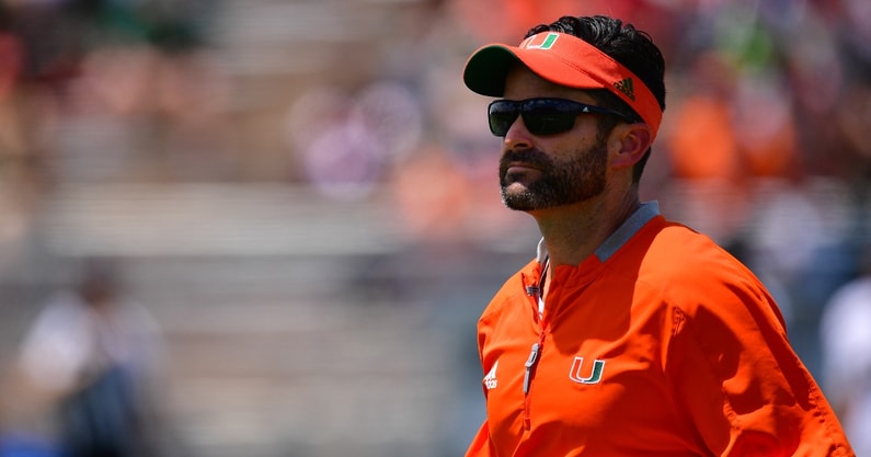 manny-diaz-deriq-king-return-from-knee-injury-miami-hurricanes