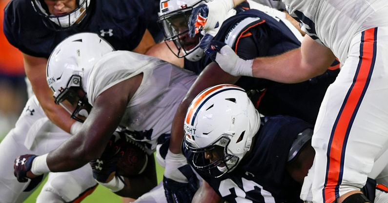 AU FB Scrimmage 1