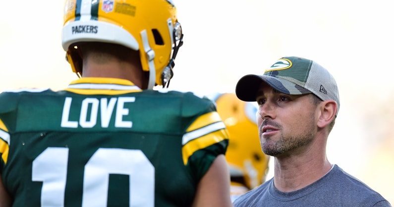 Matt LaFleur: Packers QB Jordan Love 'unlikely' to play in preseason game -  On3