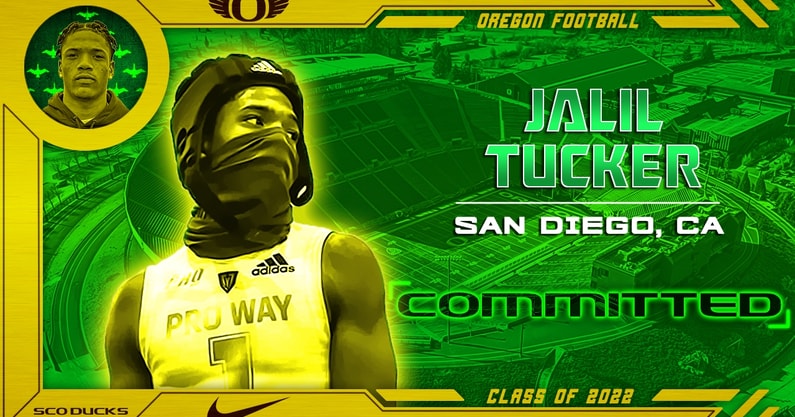 QUACKKKK - Oregon Lands 4-Star DB Jalil Tucker