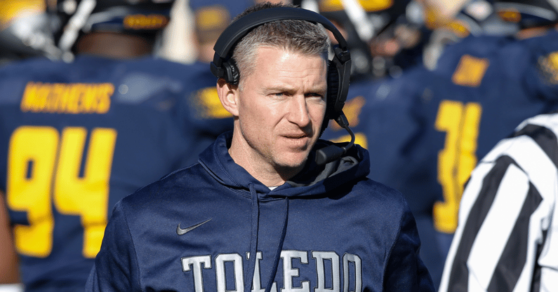 Toledo Rockets head coach Jason Candle