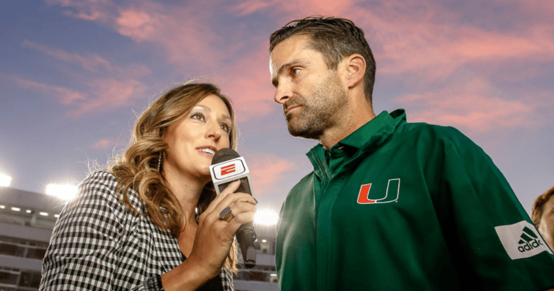 d'eriq-king-manny-diaz-miami-hurricanes-quarterback-shines-final-scrimmage-before-alabama