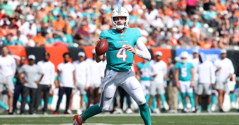 Dolphins beat Bengals with 34-yard, fourth-down Hail Mary prayer