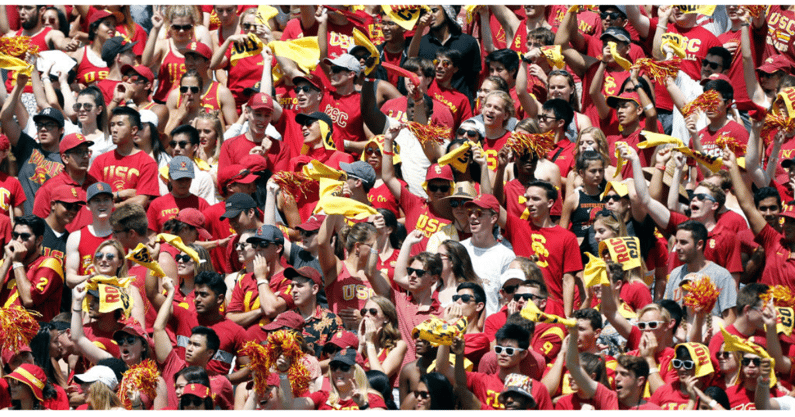 usc trojans fans