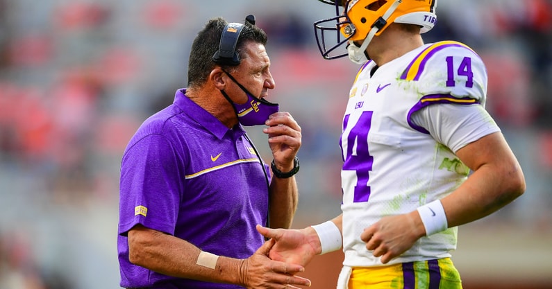 ed-orgeron-on-putting-too-much-on-max-johnson-lsu-tigers