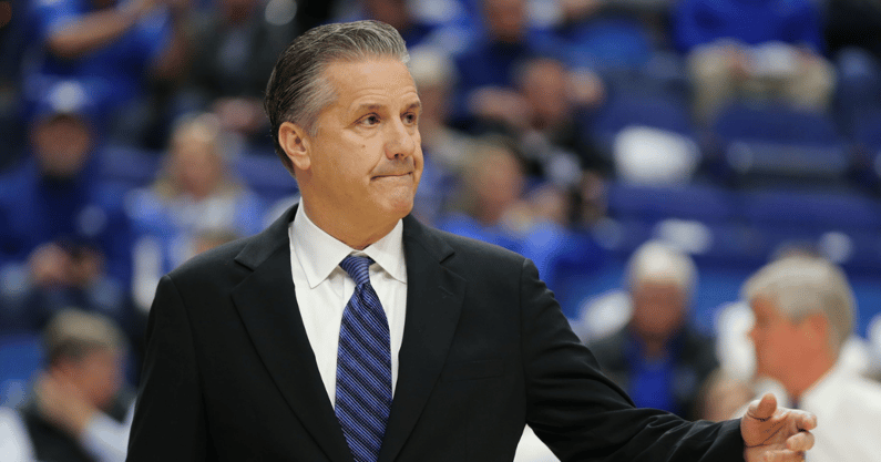 john-calipari-clarion-basketball-court