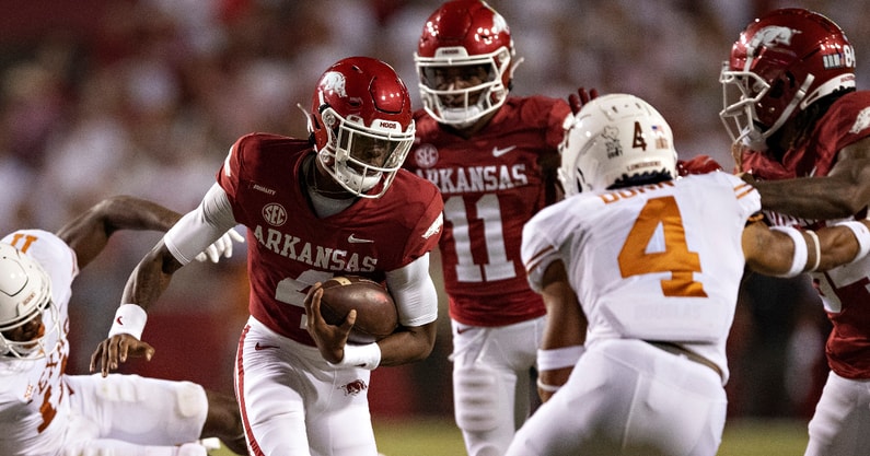 sam-pittman-addresses-horns-down-texas-longhorns-arkansas-razorbacks