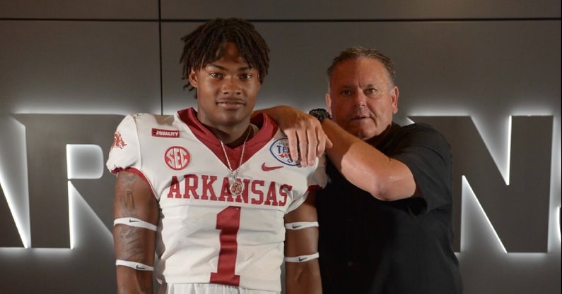 Anthony Brown 2022 arkansas safety commit milan tennessee football recruiting